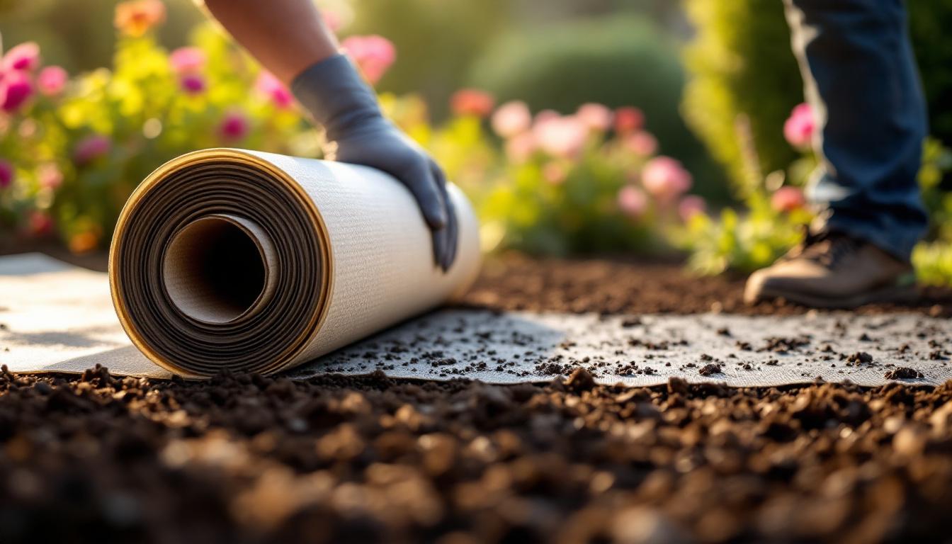 découvrez comment la toile de paillage en rouleau peut protéger votre jardin en empêchant la croissance des mauvaises herbes tout en facilitant l'entretien.