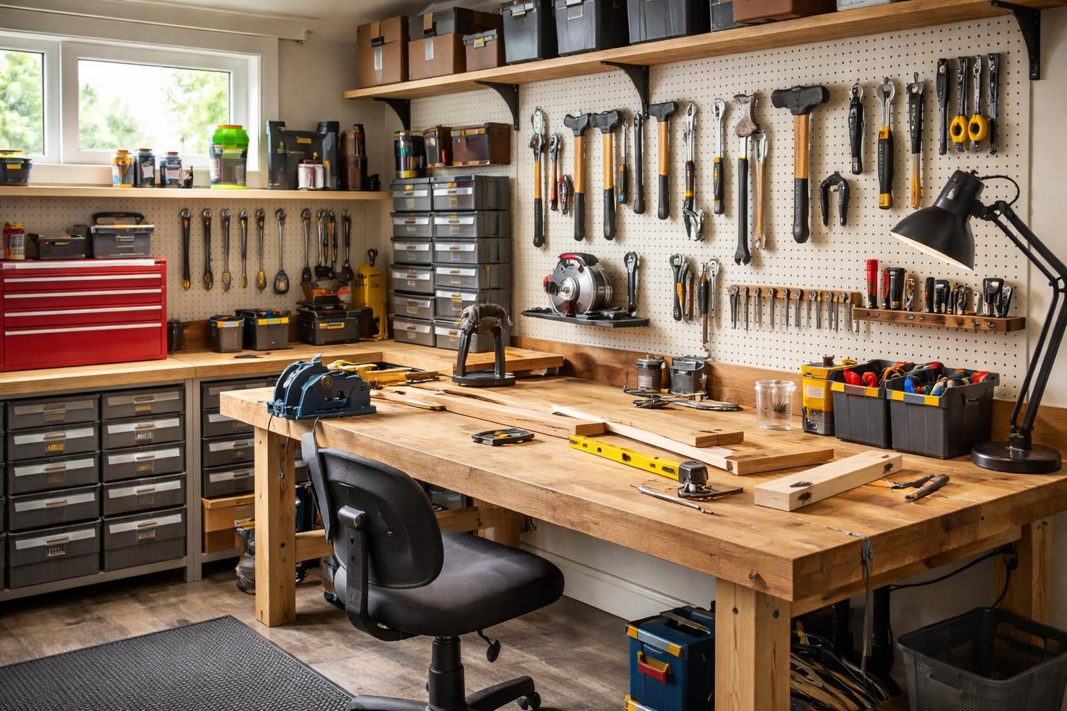 découvrez comment aménager l'atelier idéal pour le bricoleur parfait avec des conseils pratiques pour organiser et équiper votre espace de travail.