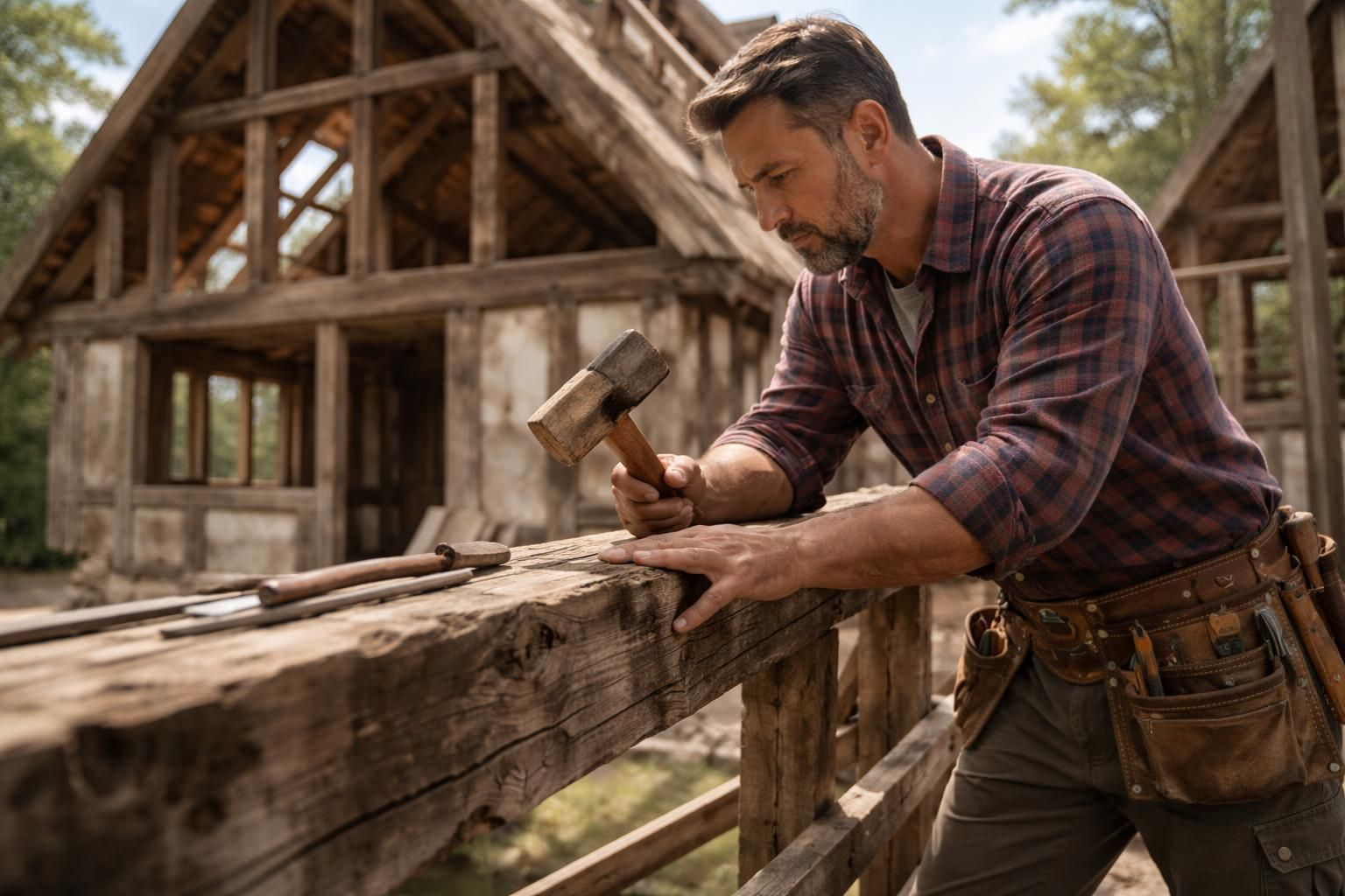 découvrez l'expertise d'un charpentier de rénovation pour préserver et restaurer vos anciennes structures en bois avec soin et savoir-faire.