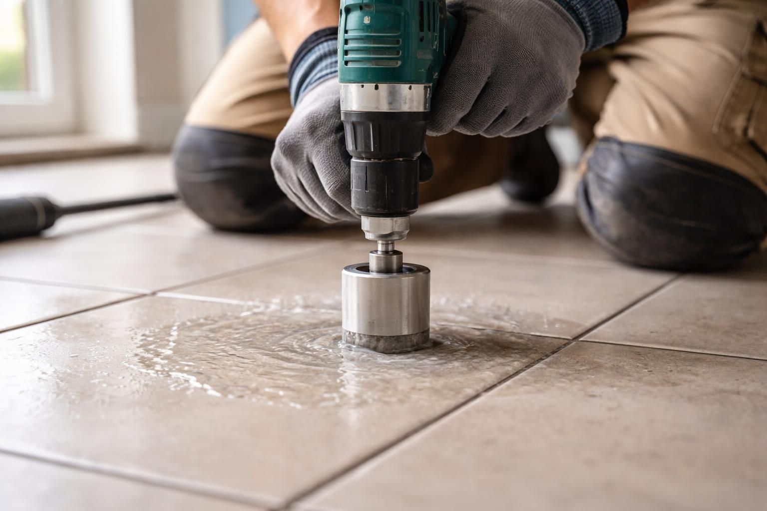 découvrez comment percer du carrelage en toute sécurité grâce à la scie cloche diamant, une méthode efficace pour éviter les cassures et obtenir un résultat précis.