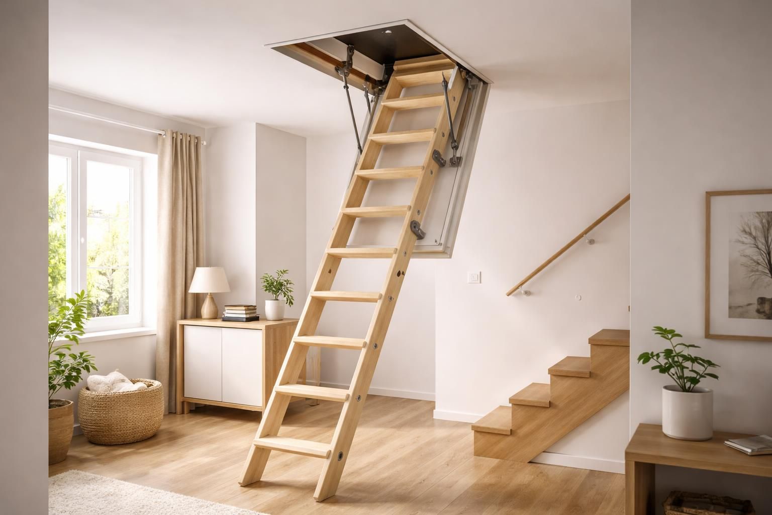 découvrez l'escalier escamotable, la solution parfaite pour optimiser l'espace dans les petites trémies tout en alliant praticité et gain de place.